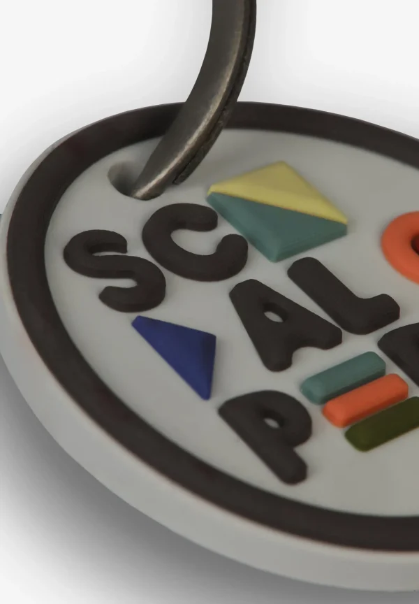 scalperscompany Llavero Circular Logo-Hombre Llaveros