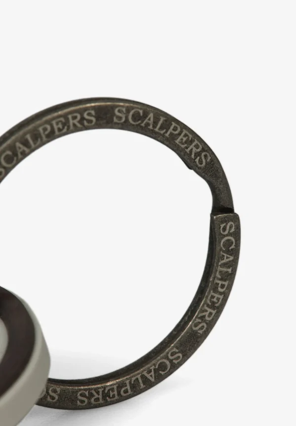scalperscompany Llavero Circular Logo-Hombre Llaveros