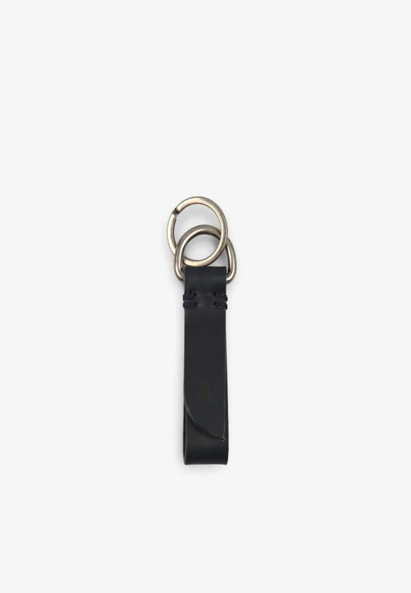 scalperscompany Llavero Piel Doble Hebilla-Hombre Llaveros