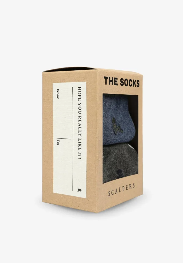 scalperscompany Pack Calcetines Navidad-Hombre Calcetines