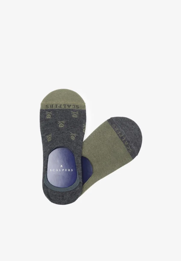 scalperscompany Pack Calcetines Pinkies Calaveras-Hombre Calcetines