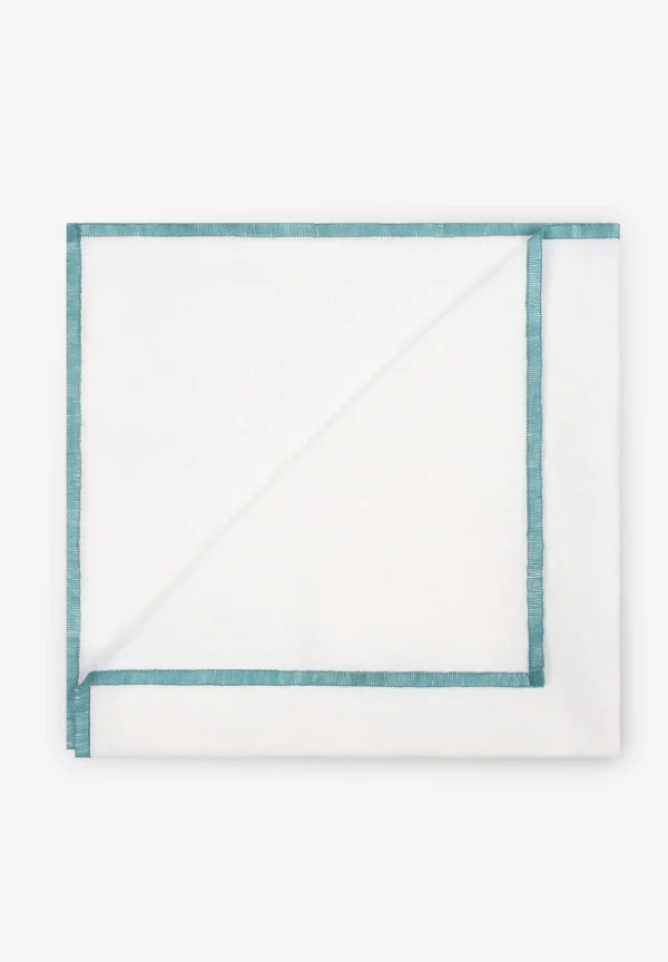 scalperscompany Pack Servilletas Lino Borde Contraste-Home Manteleria