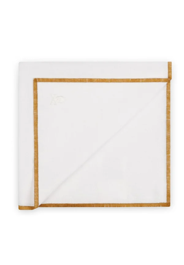 scalperscompany Pack Servilletas Lino Borde Contraste-Home Manteleria