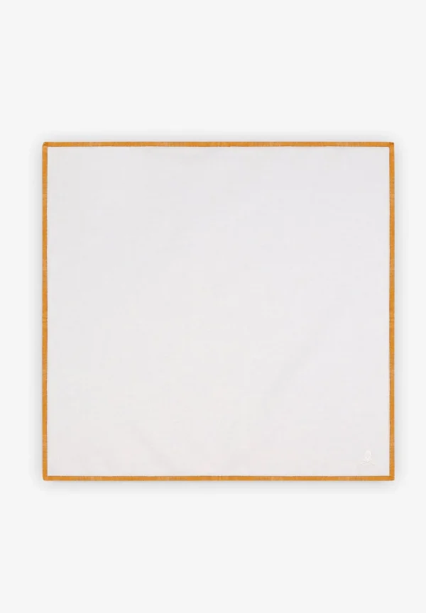 scalperscompany Pack Servilletas Lino Borde Contraste-Home Manteleria