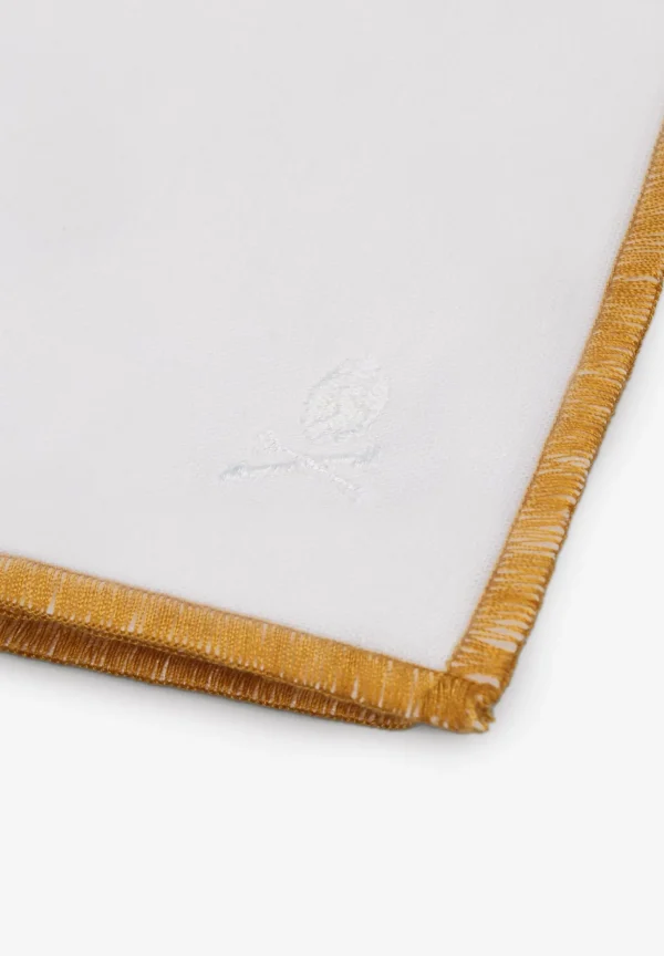 scalperscompany Pack Servilletas Lino Borde Contraste-Home Manteleria