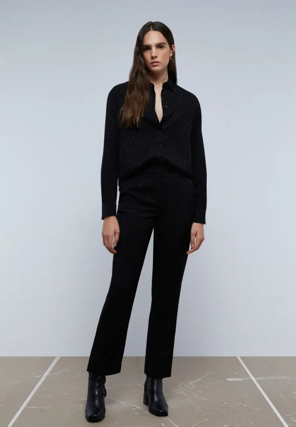 scalperscompany Pantalon Alto Skull Star-Mujer Total Look