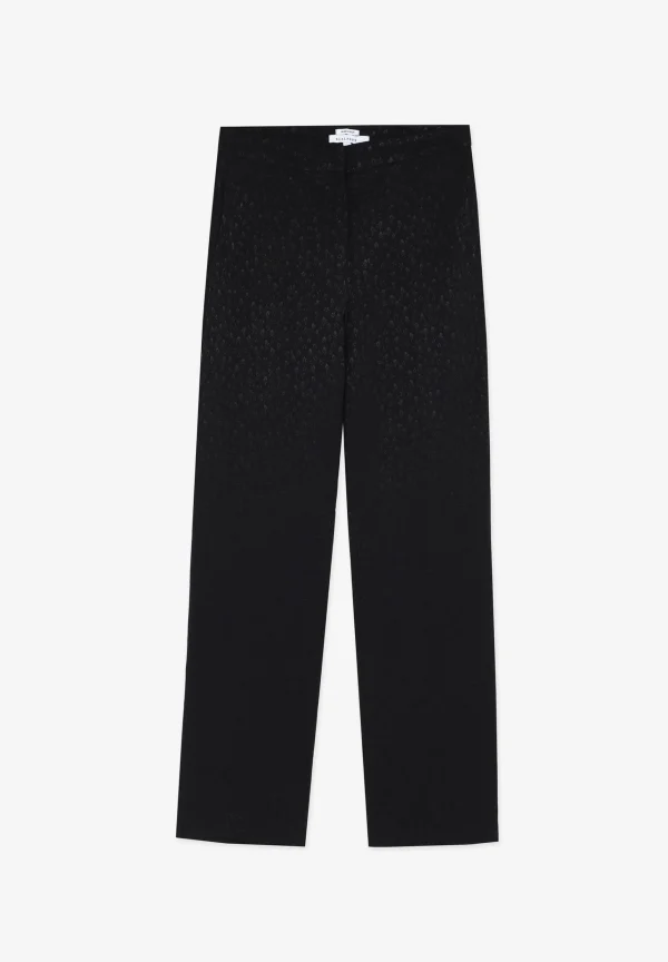scalperscompany Pantalon Alto Skull Star-Mujer Total Look