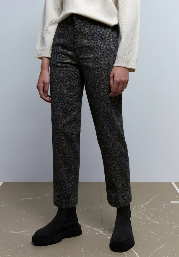scalperscompany Pantalon Chino-Mujer Pantalones