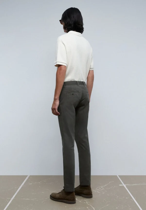 scalperscompany Pantalon Chino Casual-Hombre Pantalones