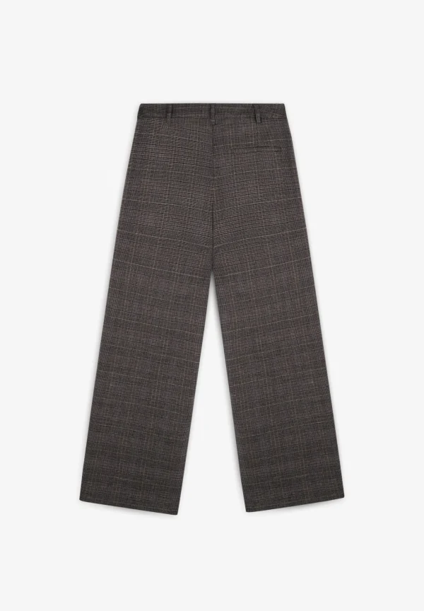 scalperscompany Pantalon Cuadros Pernera Cruzada-Mujer Total Look