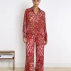 scalperscompany Pantalon Fluido Etnico-Mujer Total Look