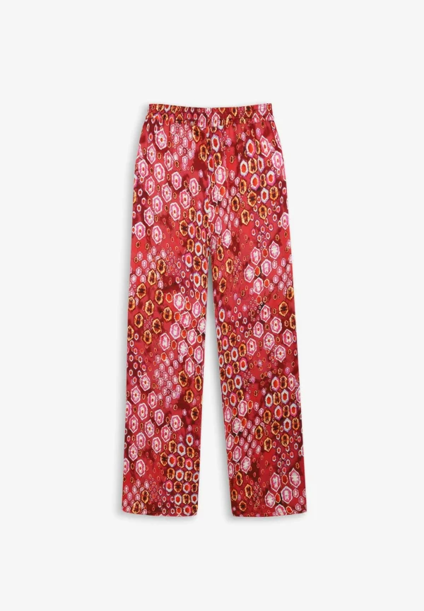scalperscompany Pantalon Fluido Etnico-Mujer Total Look