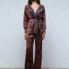 scalperscompany Pantalon Fluido Print-Mujer Coleccion