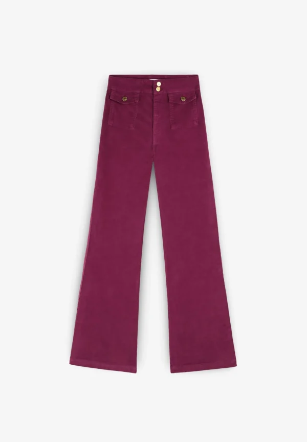 scalperscompany Pantalon Pana Bootcut-Mujer Pantalones