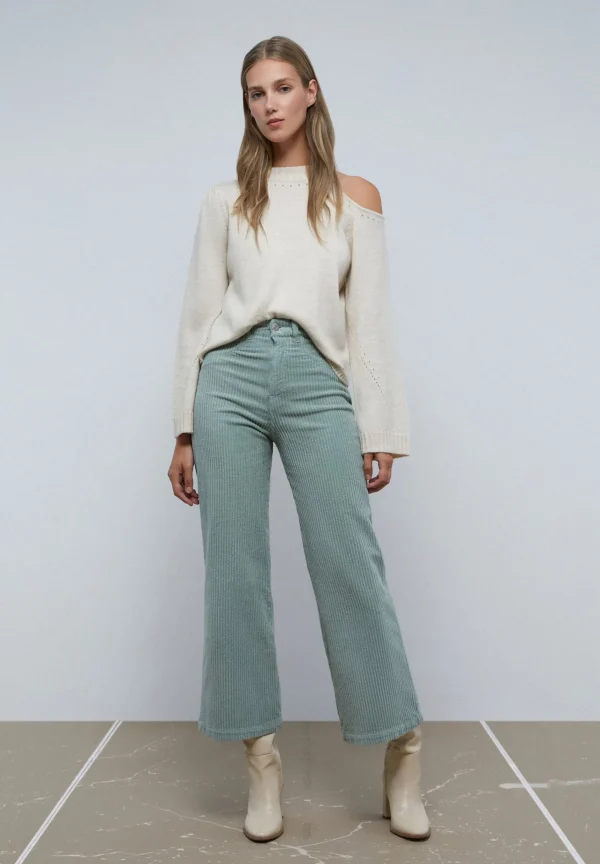 scalperscompany Pantalon Pana Culotte-Mujer Pantalones