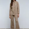 scalperscompany Pantalon Punto Detalles Aberturas-Mujer Total Look