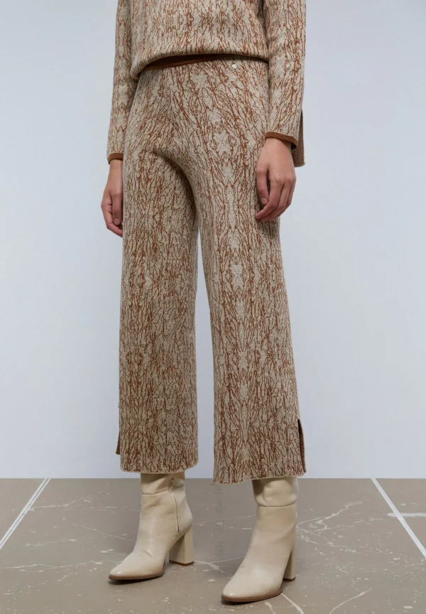 scalperscompany Pantalon Punto Detalles Aberturas-Mujer Total Look