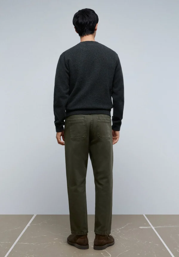 scalperscompany Pantalon Sarga Costuras-Hombre Pantalones