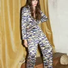 scalperscompany Pantalon Satinado Cebra-Mujer La Gran Fiesta