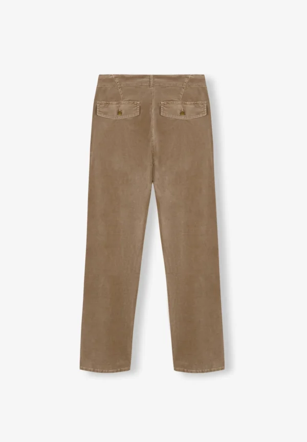 scalperscompany Pantalon Terciopelo Ankle Lengh-Mujer Pantalones