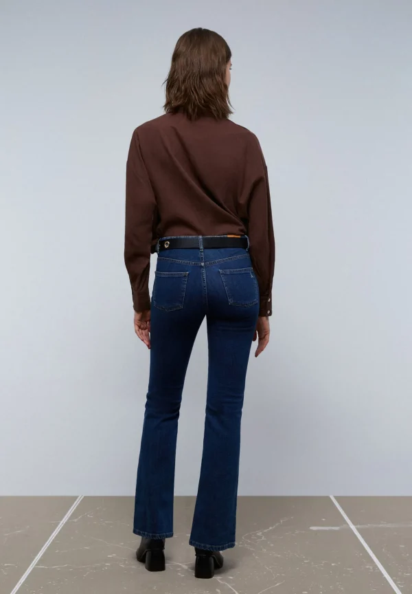scalperscompany Pantalon Vaquero Bootcut-Mujer Jeans