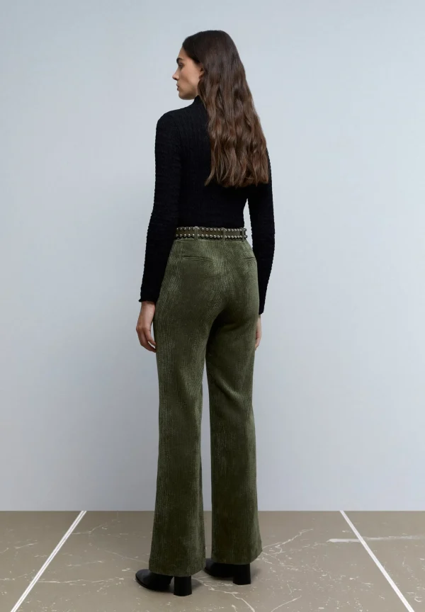 scalperscompany Pantalon Wide Leg Pana-Mujer Pantalones