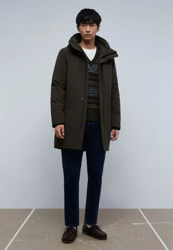 scalperscompany Parka Corte Laser-Hombre Abrigos Y Chaquetas
