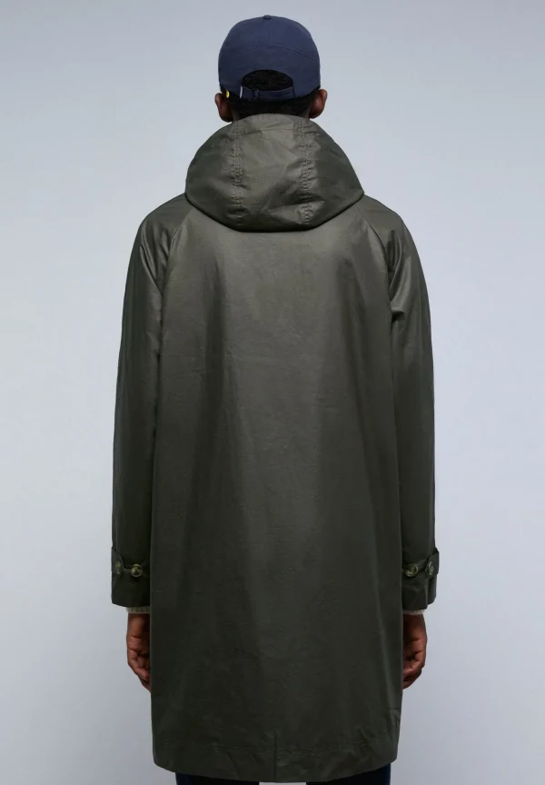 scalperscompany Parka Encerada Detalle Cuello-Hombre Abrigos Y Chaquetas