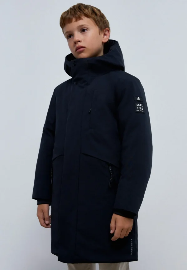 scalperscompany Parka Guateada Bolsillos-Niños Abrigos Y Chaquetas