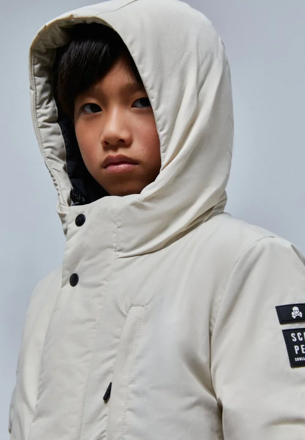 scalperscompany Parka Guateada Bolsillos-Niños Abrigos Y Chaquetas