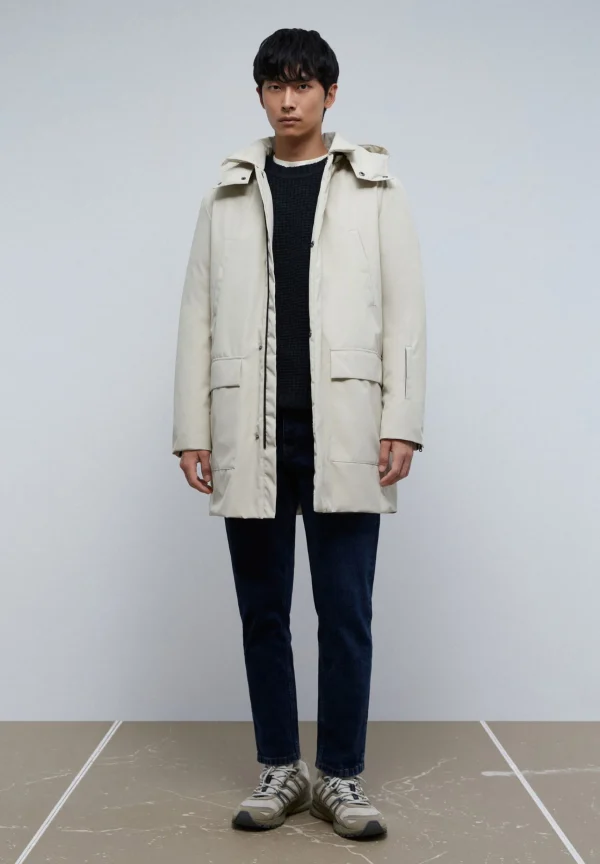 scalperscompany Parka Guateada Impermeable-Hombre Abrigos Y Chaquetas