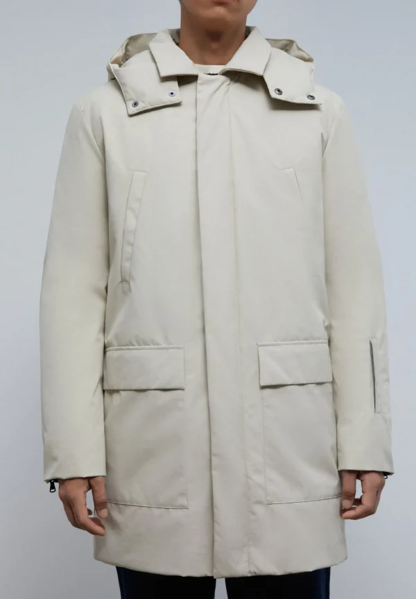 scalperscompany Parka Guateada Impermeable-Hombre Abrigos Y Chaquetas