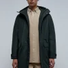 scalperscompany Parka Impermeable-Hombre Abrigos Y Chaquetas