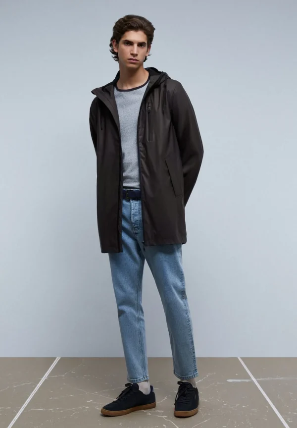 scalperscompany Parka Impermeable-Hombre Abrigos Y Chaquetas