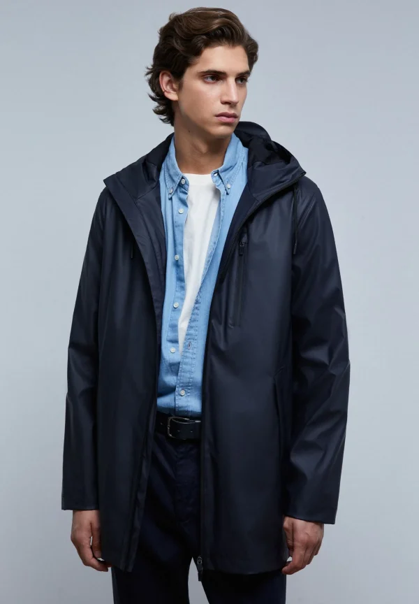 scalperscompany Parka Impermeable-Hombre Abrigos Y Chaquetas