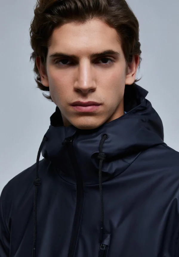 scalperscompany Parka Impermeable-Hombre Abrigos Y Chaquetas