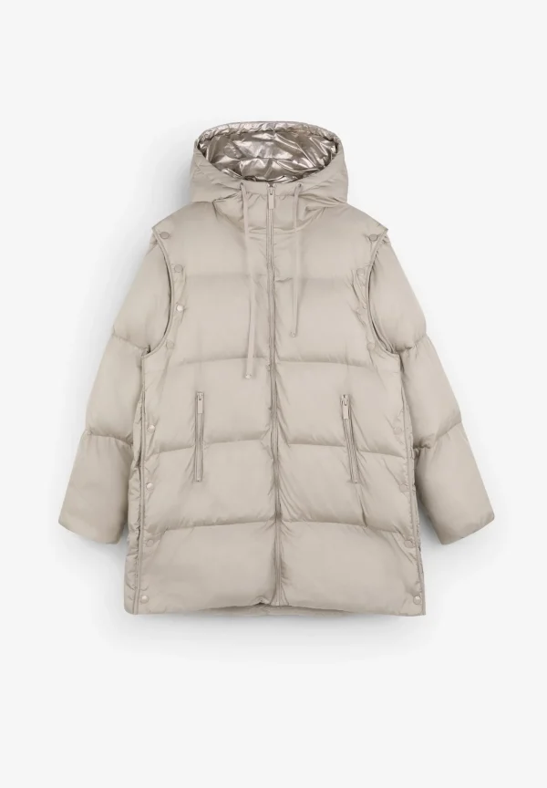 scalperscompany Parka Larga Mangas Desmontables-Mujer Abrigos Y Chaquetas