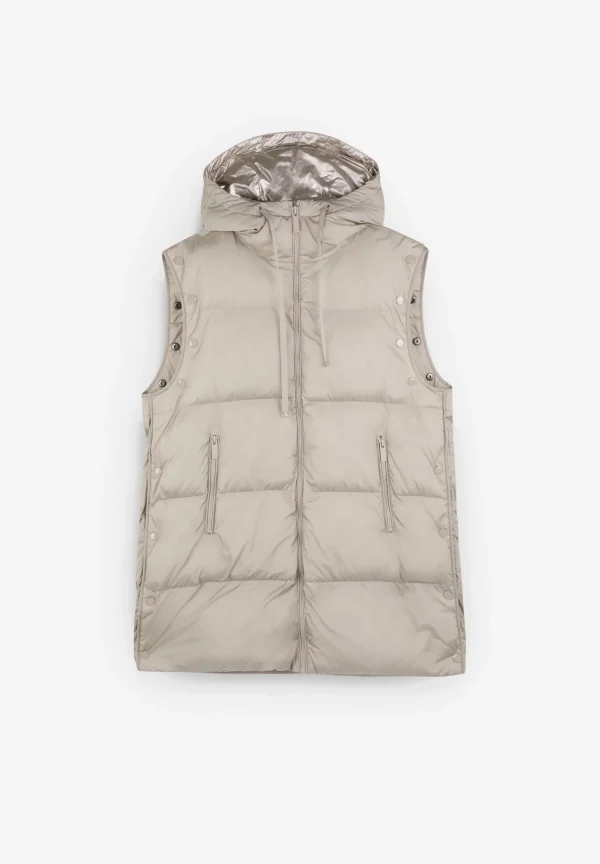 scalperscompany Parka Larga Mangas Desmontables-Mujer Abrigos Y Chaquetas