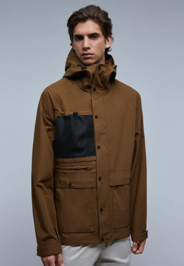 scalperscompany Parka Premium Ligera Bolsillo-Hombre Abrigos Y Chaquetas