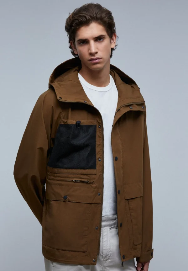 scalperscompany Parka Premium Ligera Bolsillo-Hombre Abrigos Y Chaquetas
