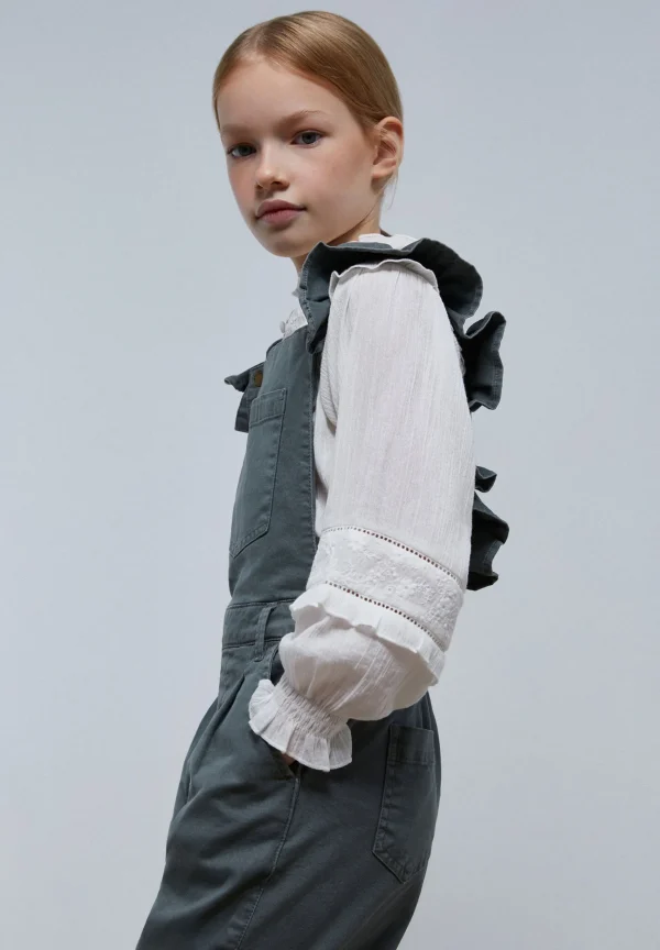 scalperscompany Peto Volantes-Niños Pantalones Y Petos
