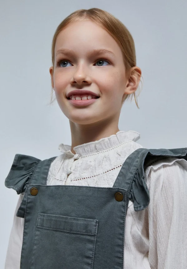 scalperscompany Peto Volantes-Niños Pantalones Y Petos