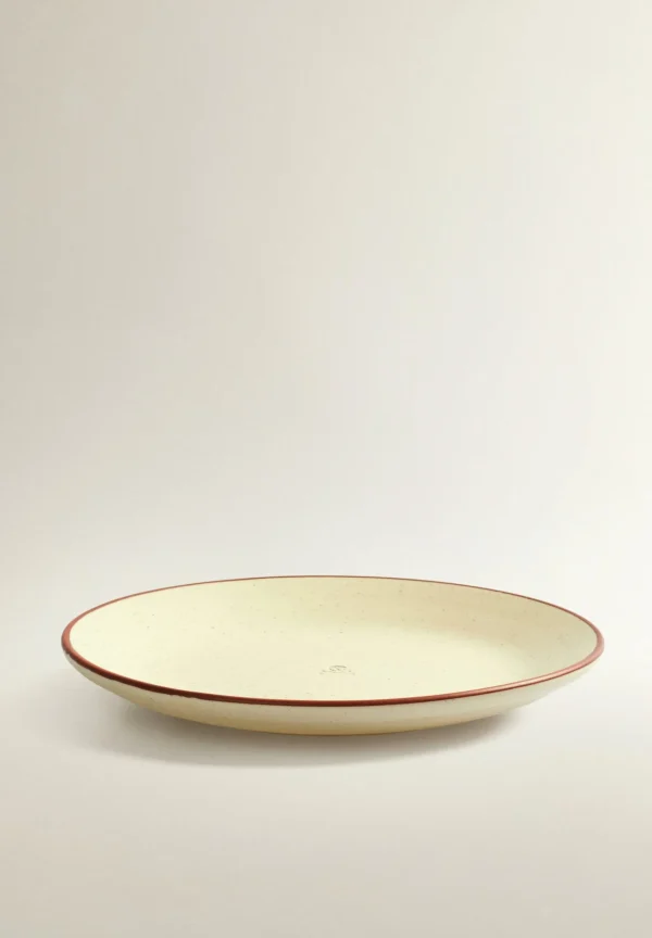 scalperscompany Plato Llano Detalle Contraste Filo-Home Vajilla