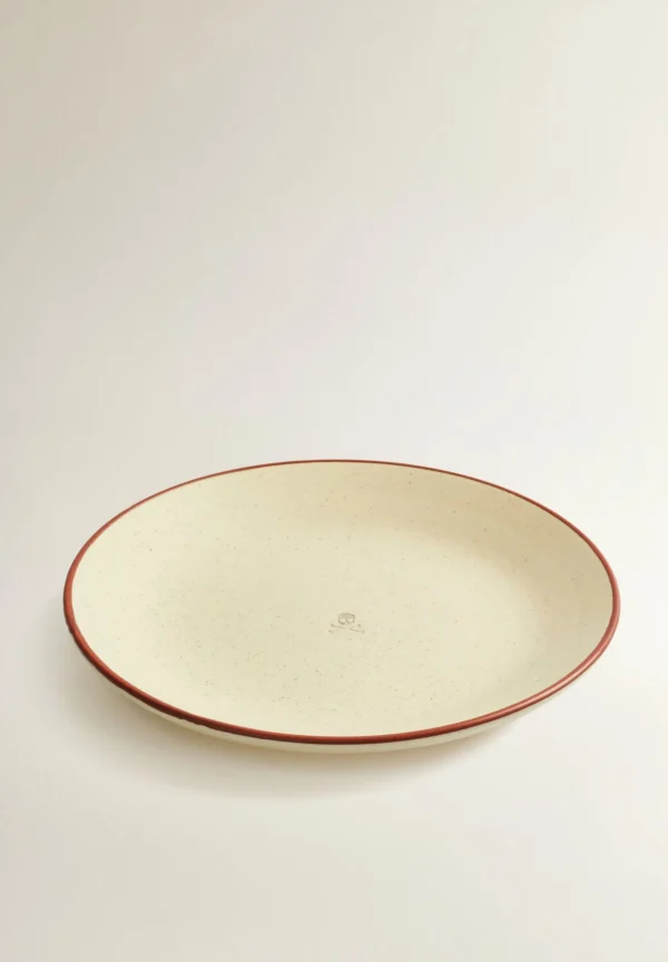 scalperscompany Plato Llano Detalle Contraste Filo-Home Vajilla
