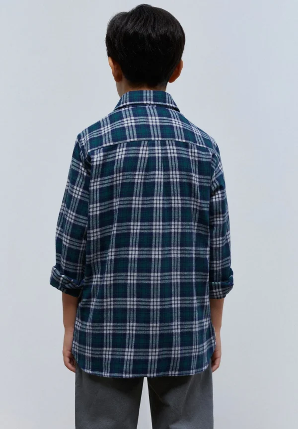 scalperscompany Polera Cuadros Tartan-Niños Camisas