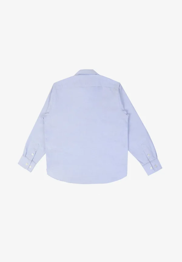 scalperscompany Polera Oxford Calavera Contraste-Niños Mini Me