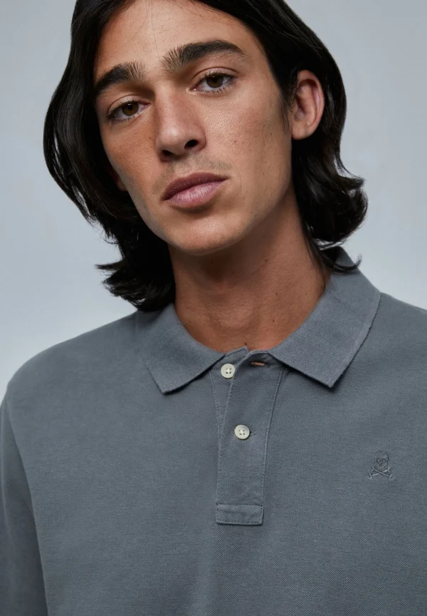 scalperscompany Polo Basico Calavera-Hombre Polos