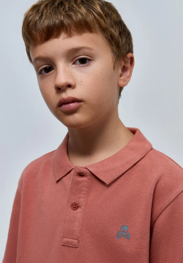scalperscompany Polo Basico Calavera-Niños Polos