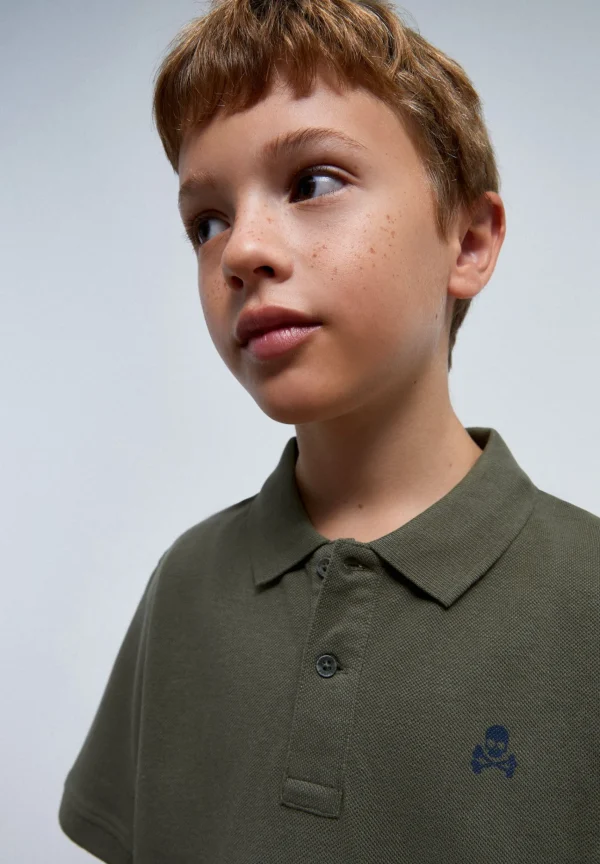 scalperscompany Polo Basico Calavera-Niños Polos