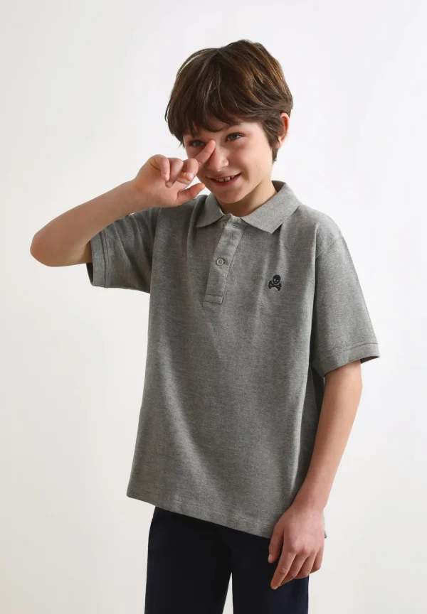 scalperscompany Polo Basico Calavera-Niños Mini Me